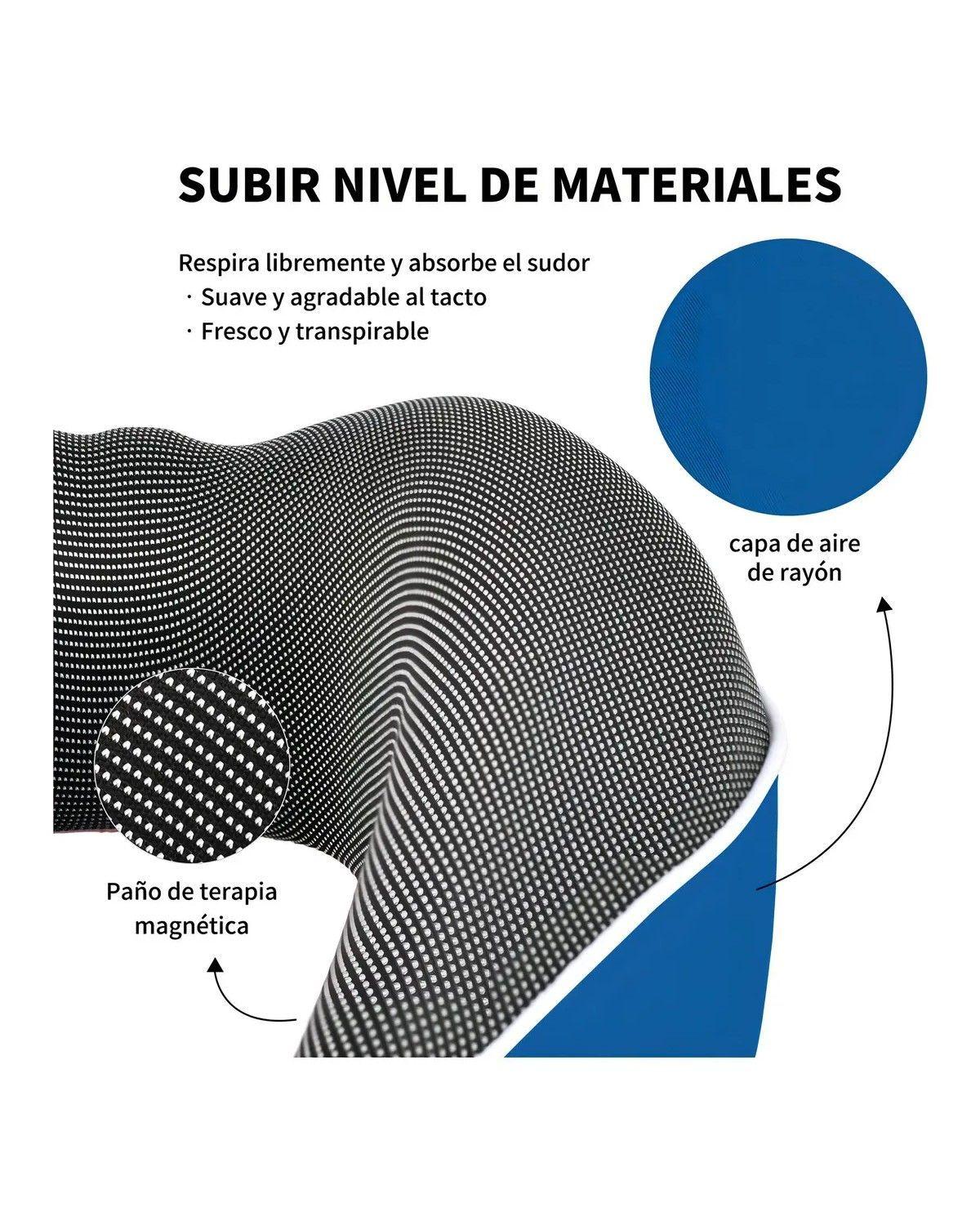 Almohada Cervical Viaje Azul Oscuro Espuma Viscoelástica Con Funda-4