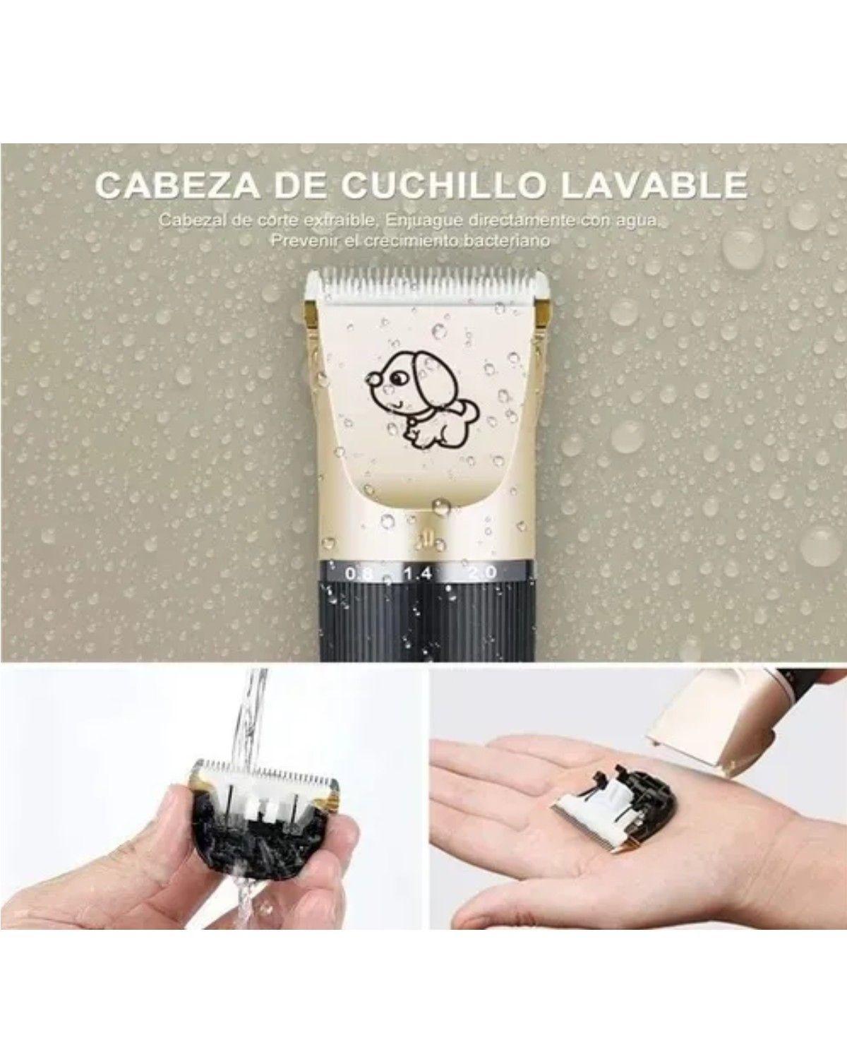 Maquina Corta Pelo Perros Cortadora Usb con Accesorios Gatos-4