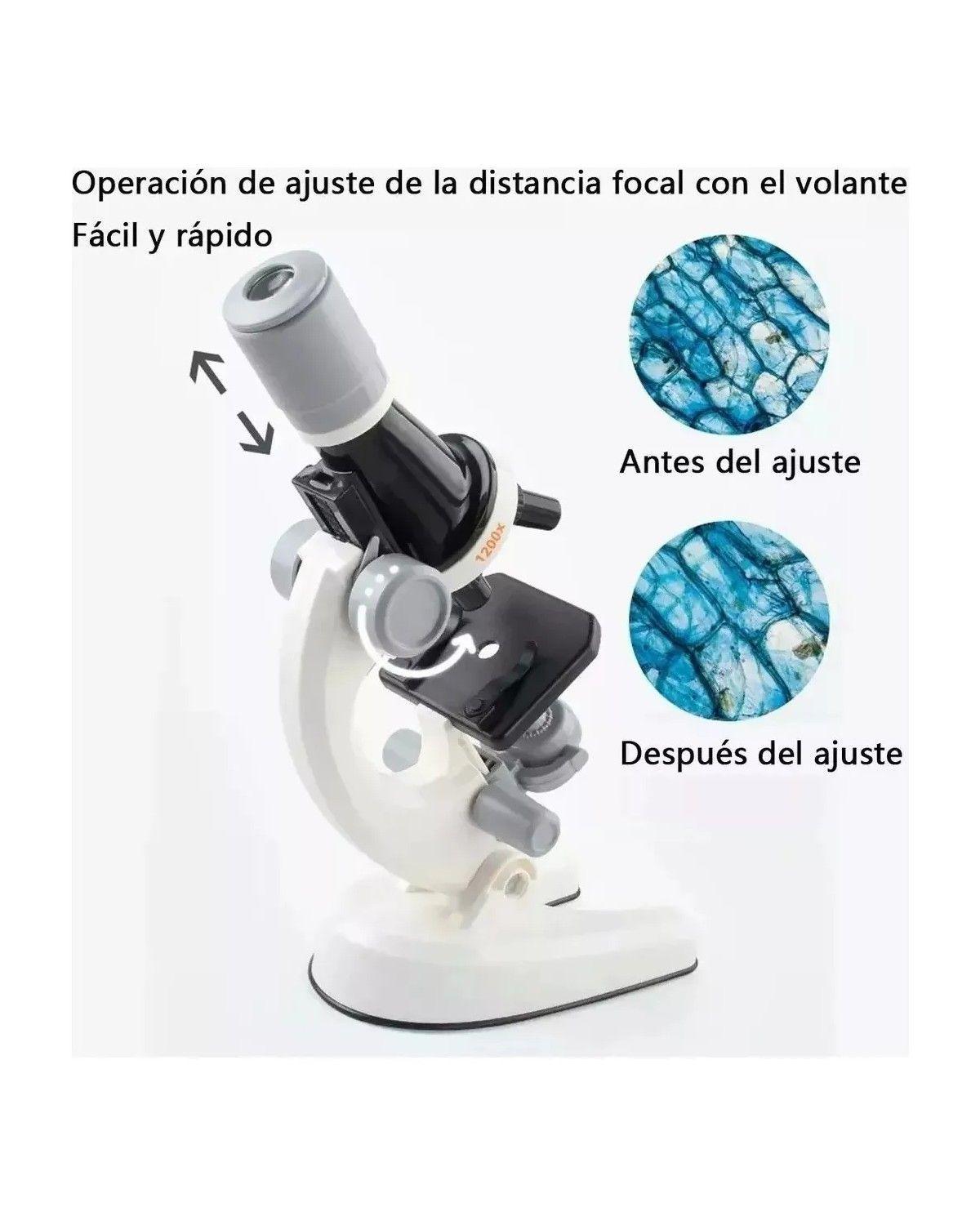 Kit De Ciencia Para Niños Microscopio Juguete Educativo-2