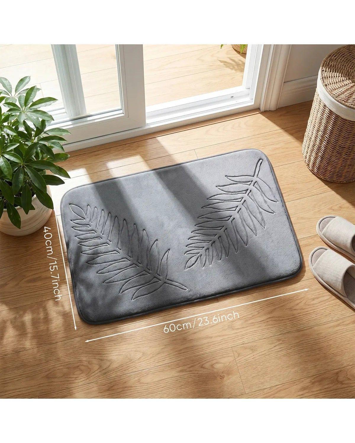 Alfombra Baño Antideslizante 45x35cm Goma Absorbente-1