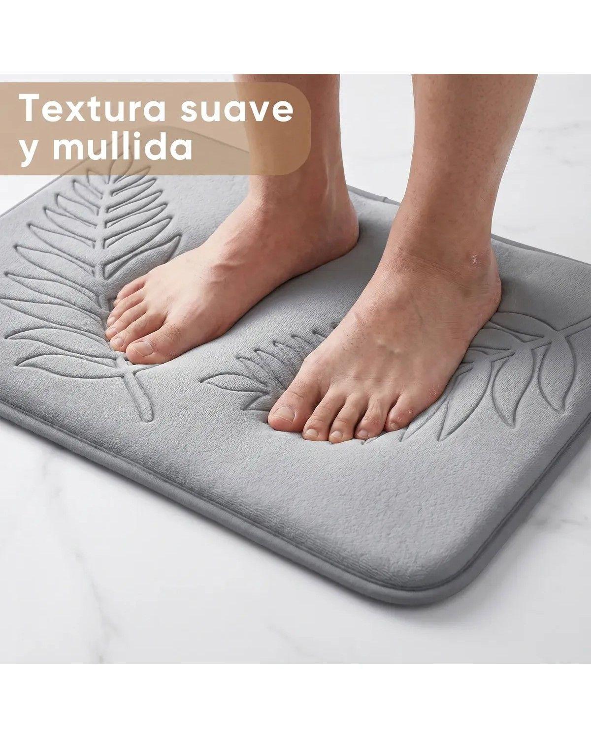 Alfombra Baño Antideslizante 45x35cm Goma Absorbente-2