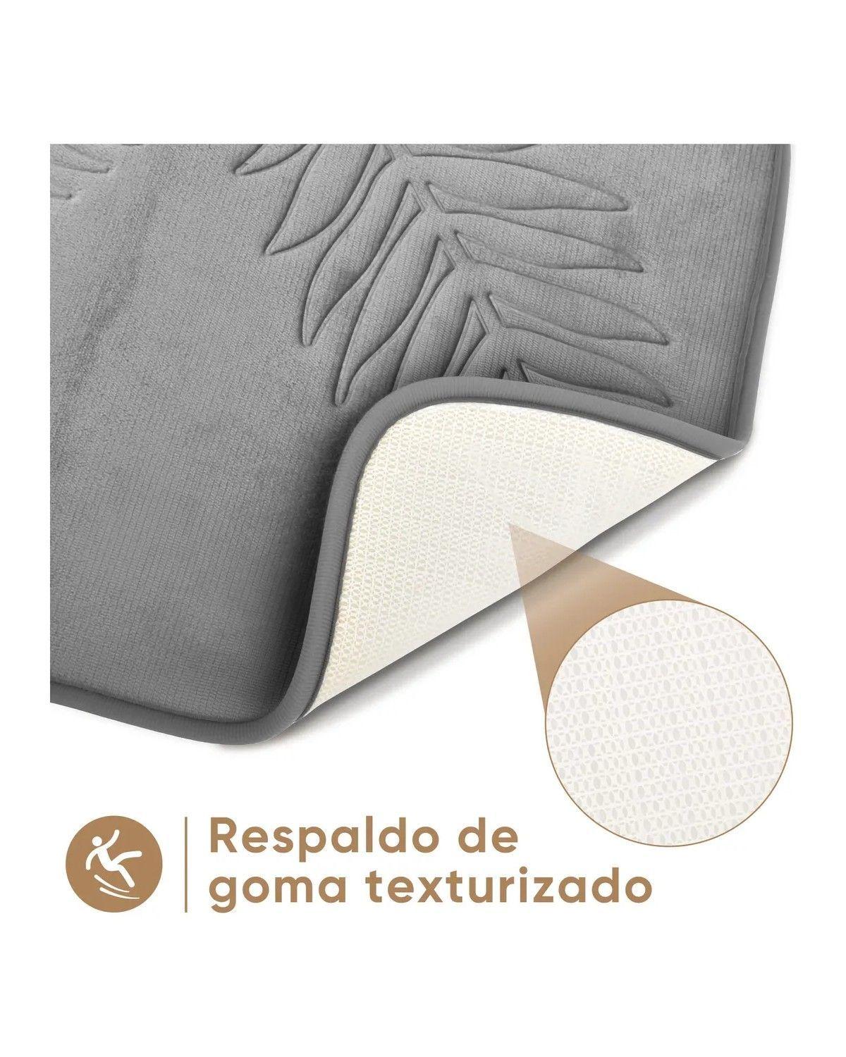 Alfombra Baño Antideslizante 45x35cm Goma Absorbente-3