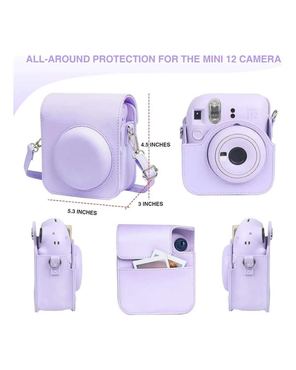 Kit 12 Accesorios Protector Plateado Apto Para Instax Mini-1