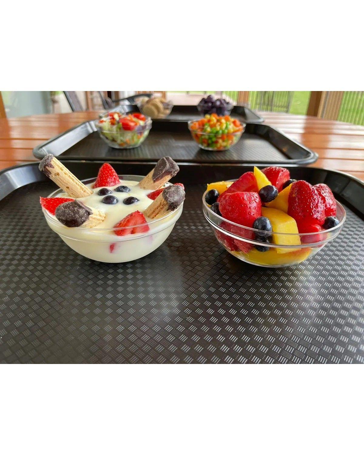 Pack X 10 / Compotera 220 CC Irrompible 10 Cm de Boca. Bowl Pocillo Postre Ensaladera de Plastico-2
