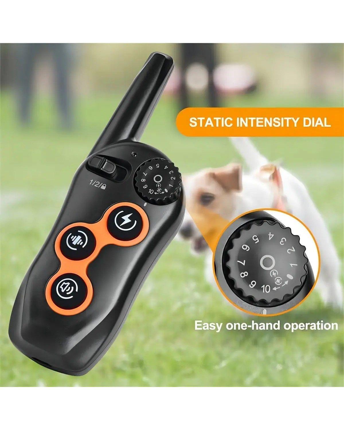 Collar de Entrenamiento para Perros Resistente al Agua Negro Vida Buenas-3