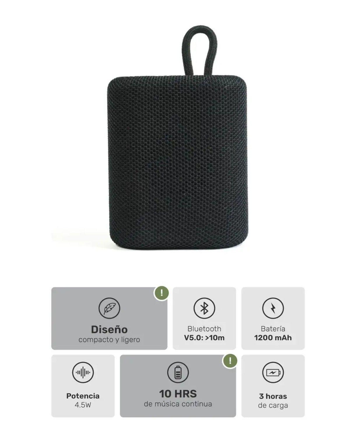 Parlante Portatil Bluetooth Tune Up Negro-1