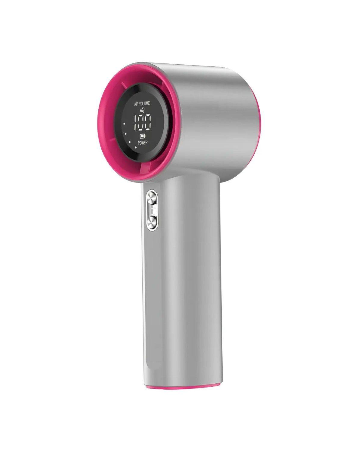 Ventilador Portátil, de Mano con 100 Velocidades y Pantalla LED-0