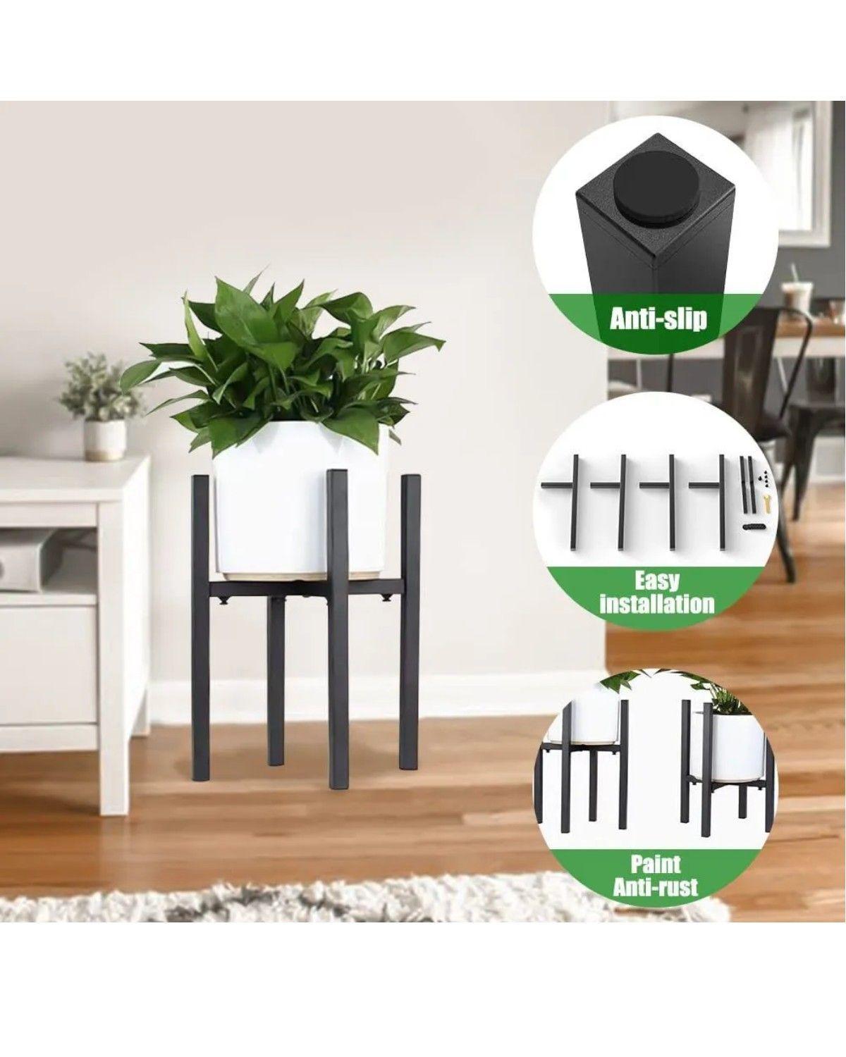 Set Organizador Pedestal Porta Macetero Desmontable Metal-2