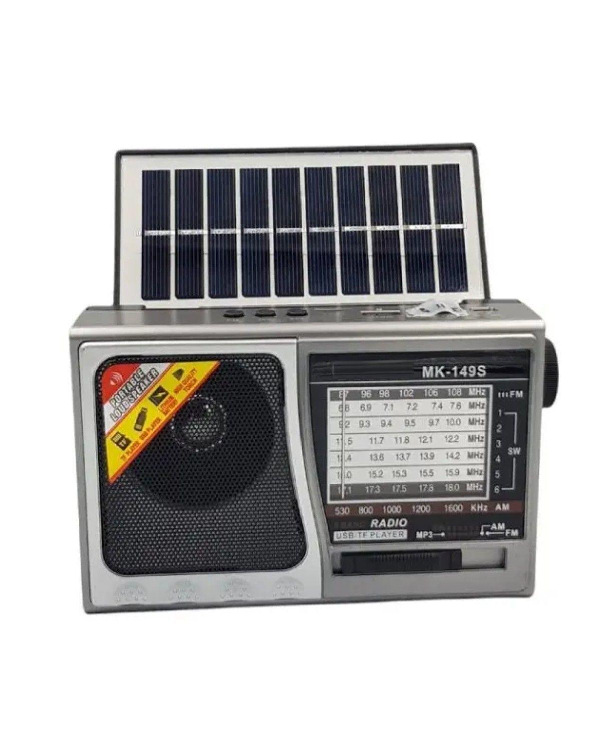 Radio Portatil Solar Linterna 8 Bandas Hifi Sd Usb Bluetooth-2