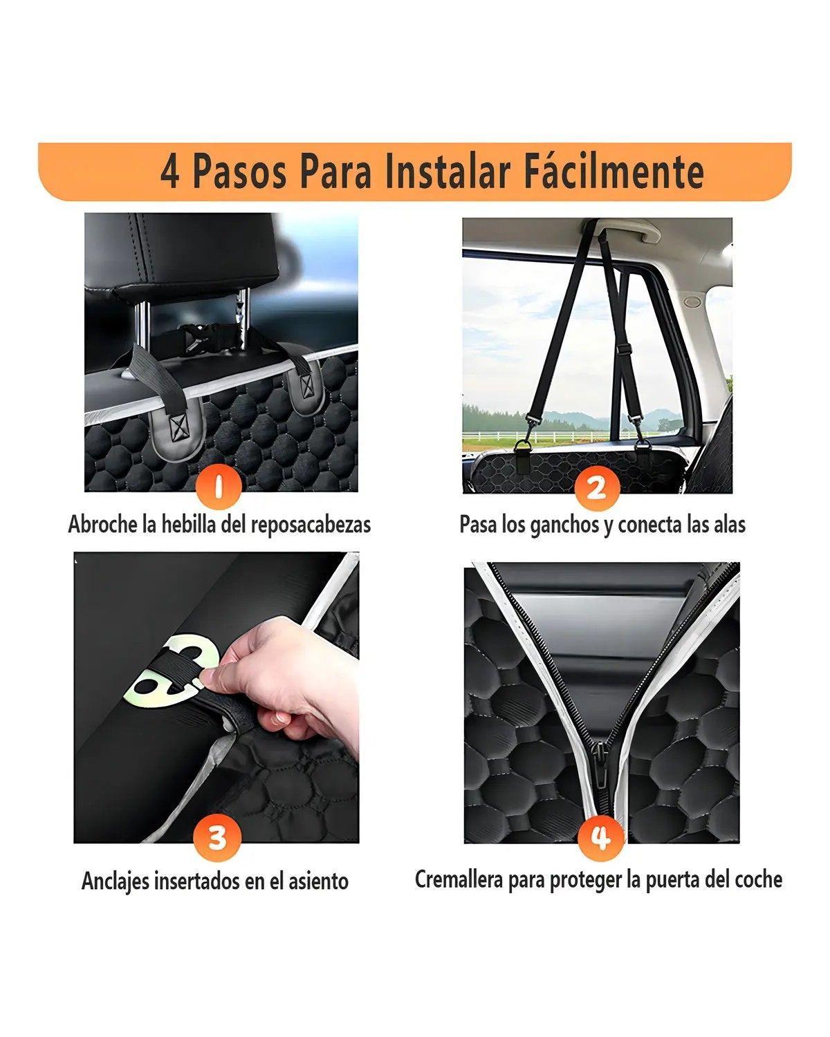Cubre Asiento Para Perro 6009, Accesorios Para Autos, Fundas Para Autos Impermeable-4