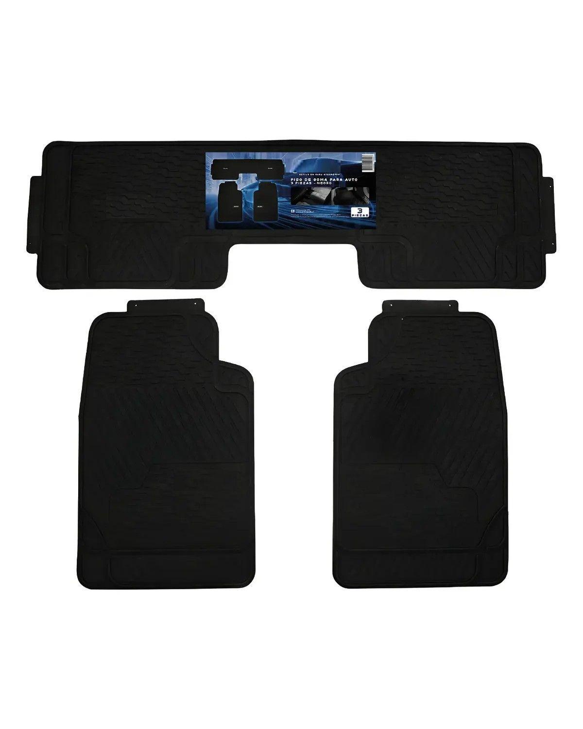 Piso De Goma Auto Suv 3 Alfombra Universal Ajustable-0