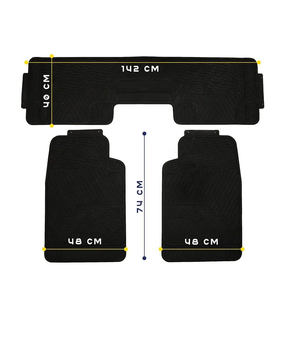 Piso De Goma Auto Suv 3 Alfombra Universal Ajustable-1