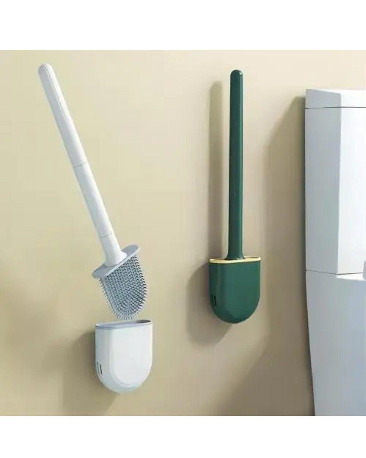 Escobilla De Baño Cepillo Punta Flexible Silicona-2