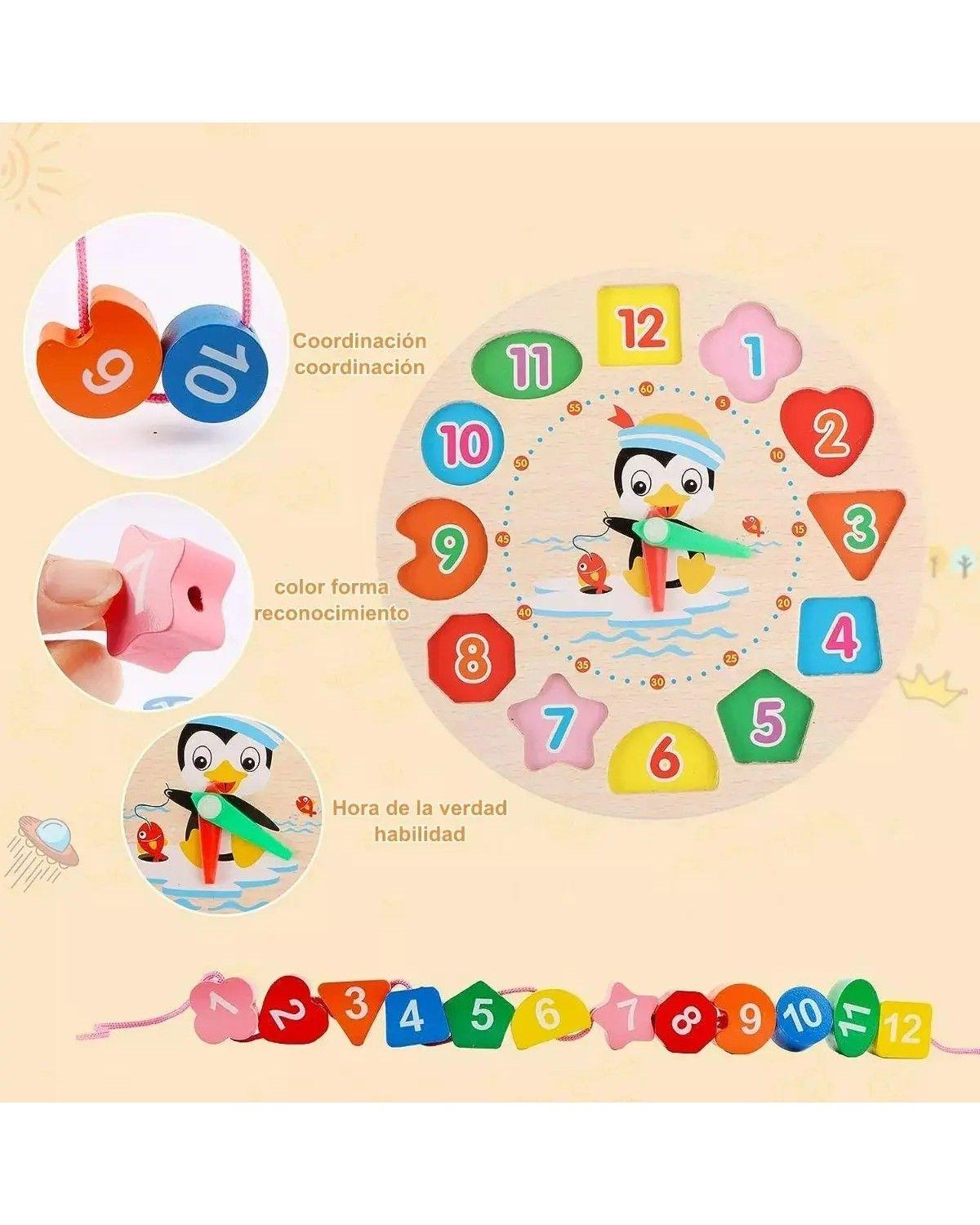 Pack 6 Juguetes Didácticos De Madera Para Niños Montessori-2