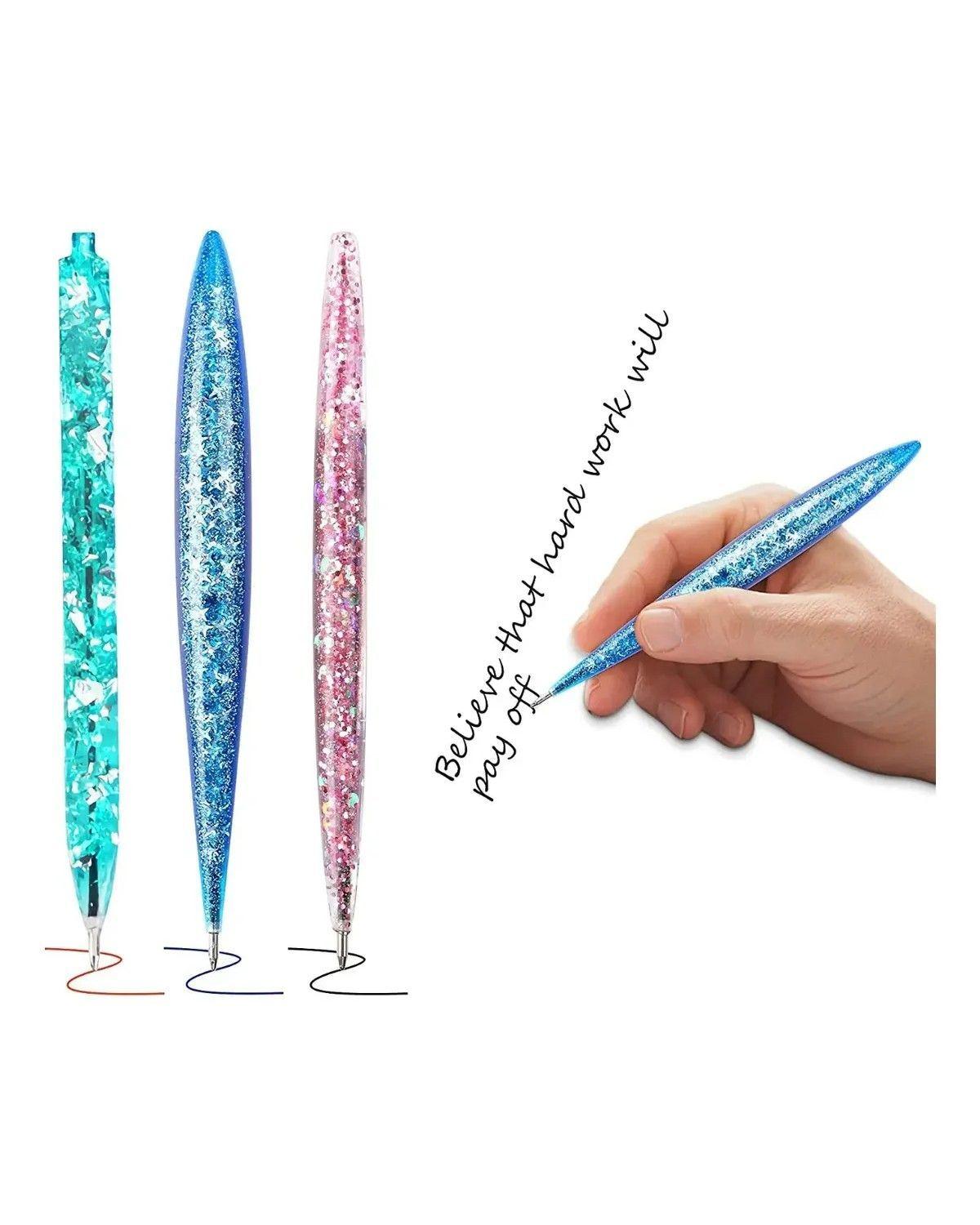 Set 9 Moldes Silicona Lapiz Lapicero Boligrafo Para Resina-2