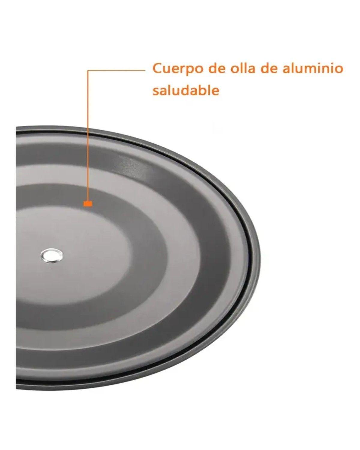 Set De Ollas Portátil Outdoor Camping Trekking 2-3 Personas-3