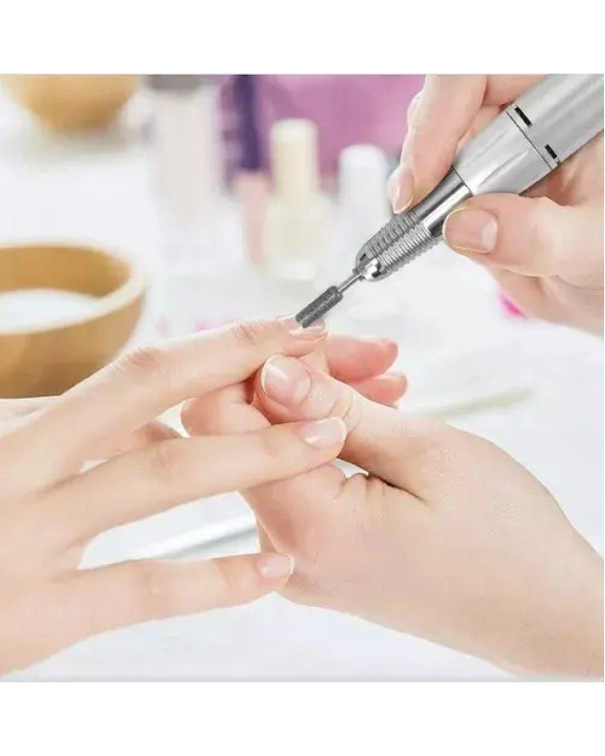Torno Profesional Negro 35000rpm Uñas Manicure Pedicure-2