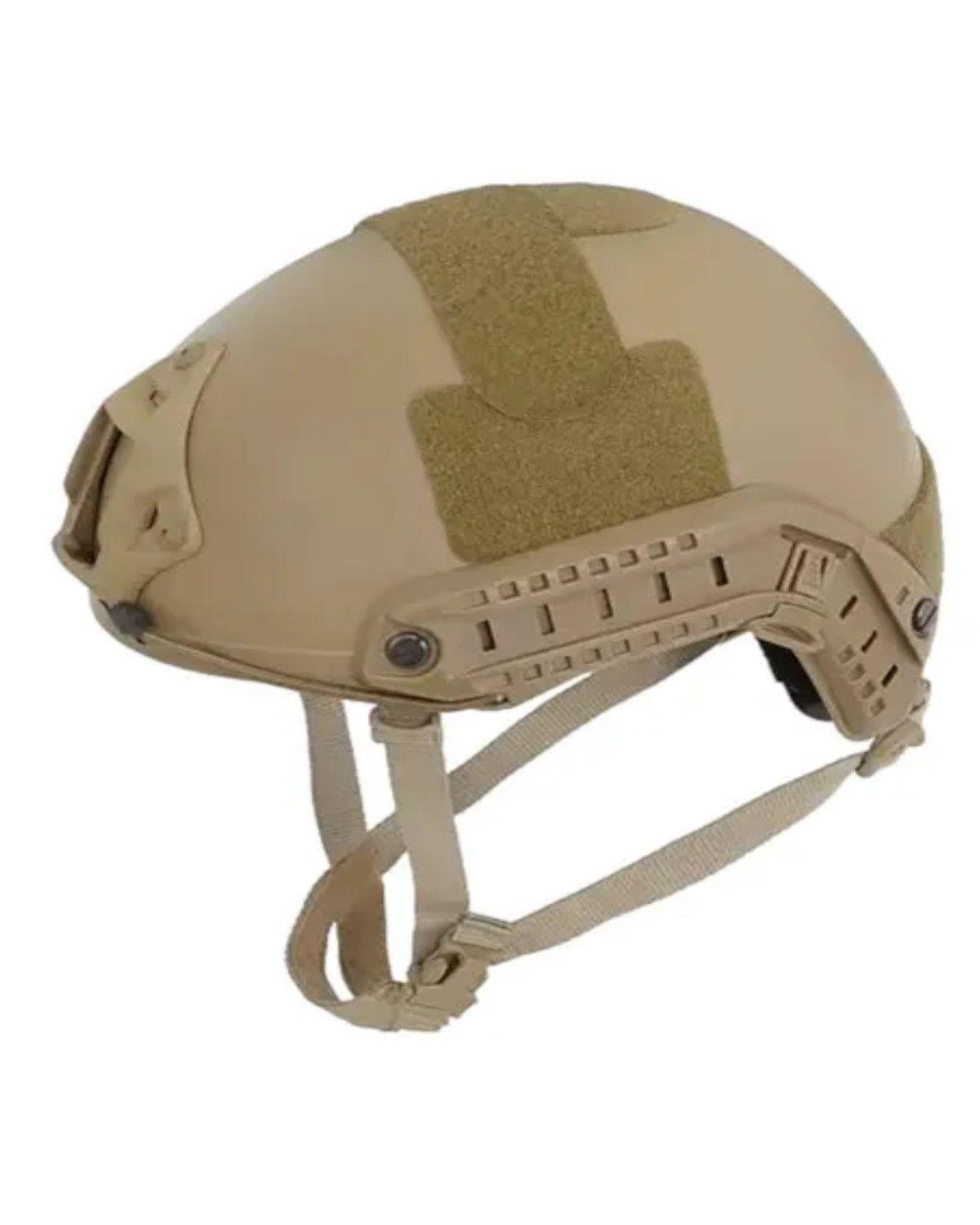 Casco Tactico Militar Ajustable Seguridad Al Aire Libre Color Coyote Talla talla unica-2