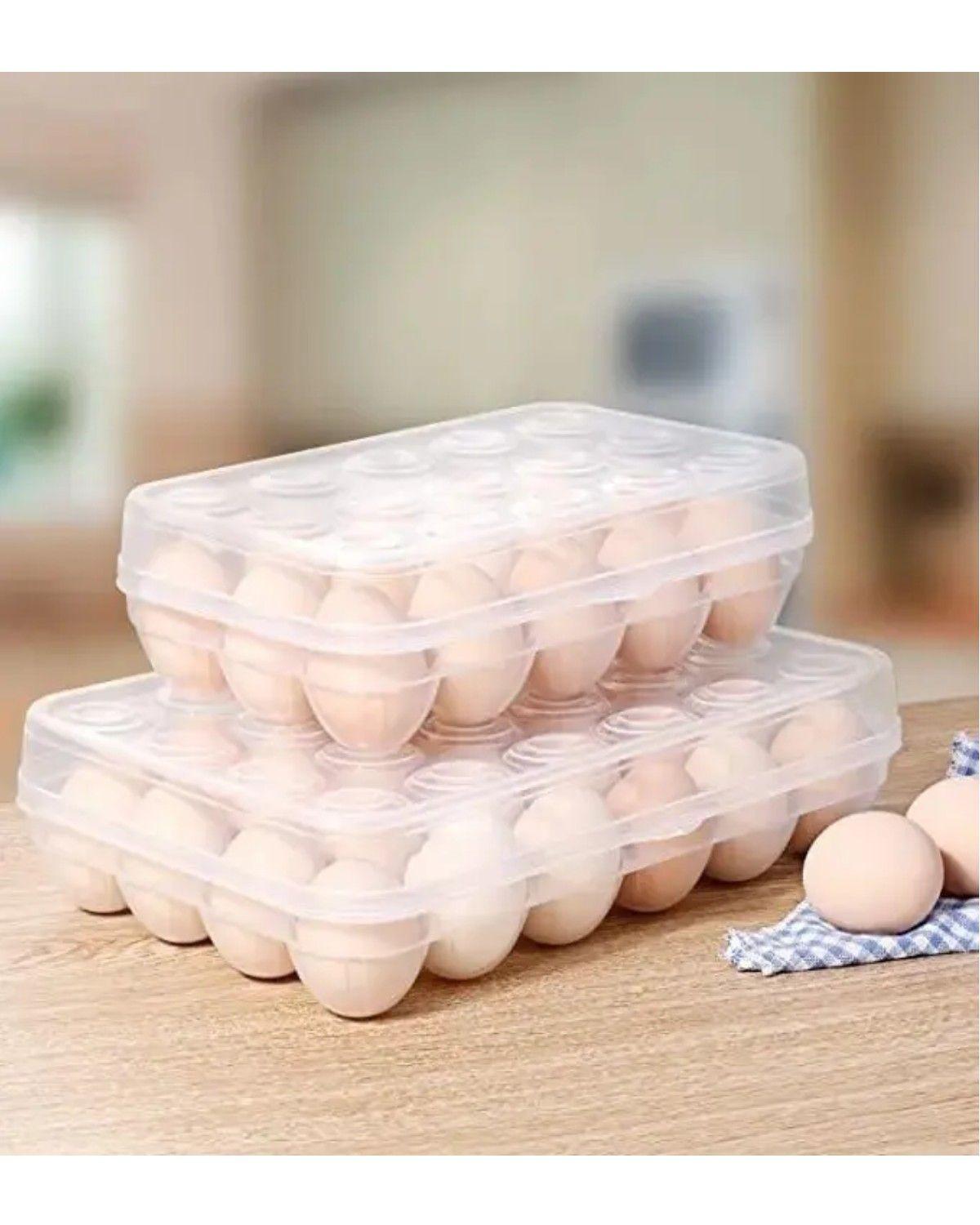 Organizador De Huevos Huevera 24 Unidades Color Transparente-2