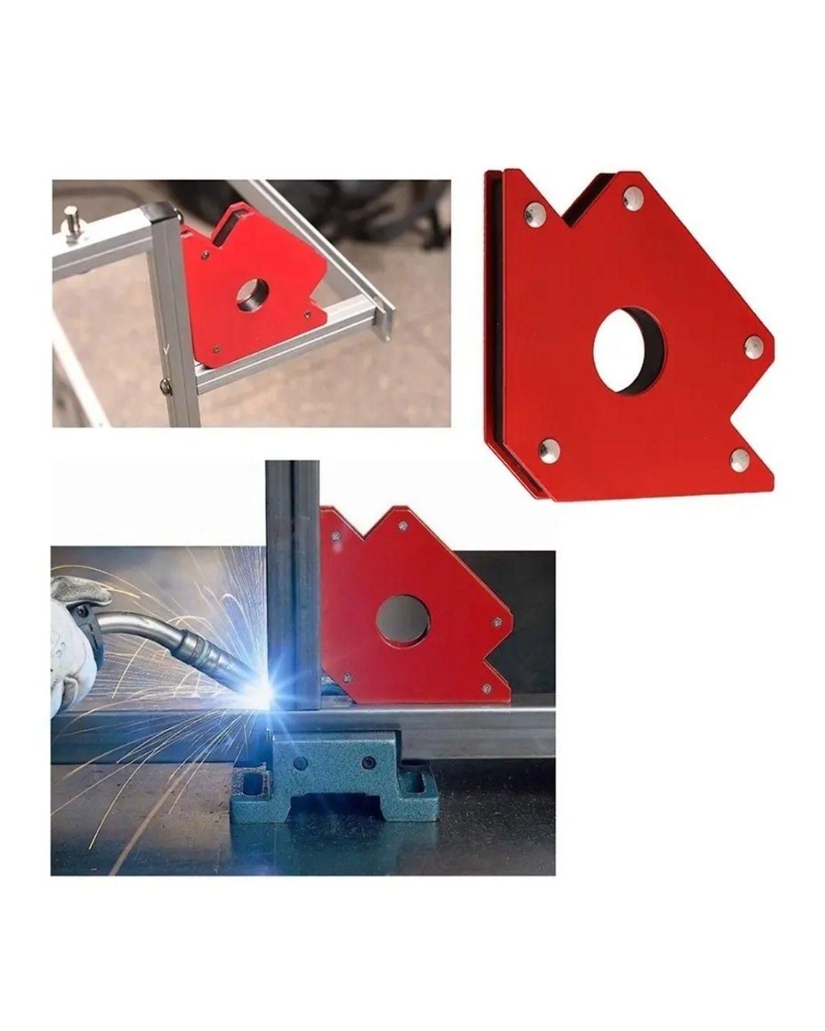 Pack 4 Escuadras Magneticas Grandes Para Soldar 75 Lbs-2