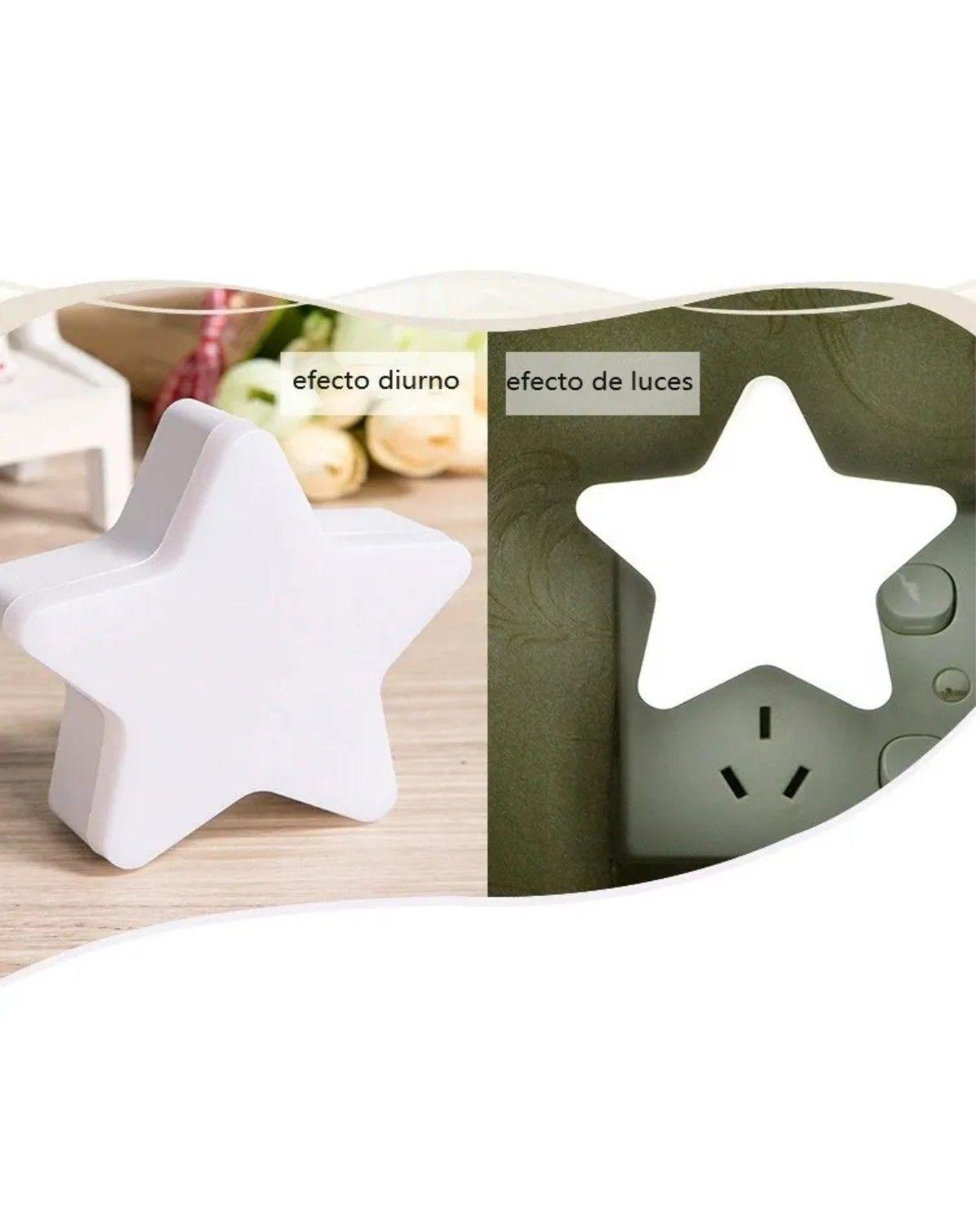 3 Espanta Cuco Luz Led De Noche Con Sensor Forma De Estrella-2