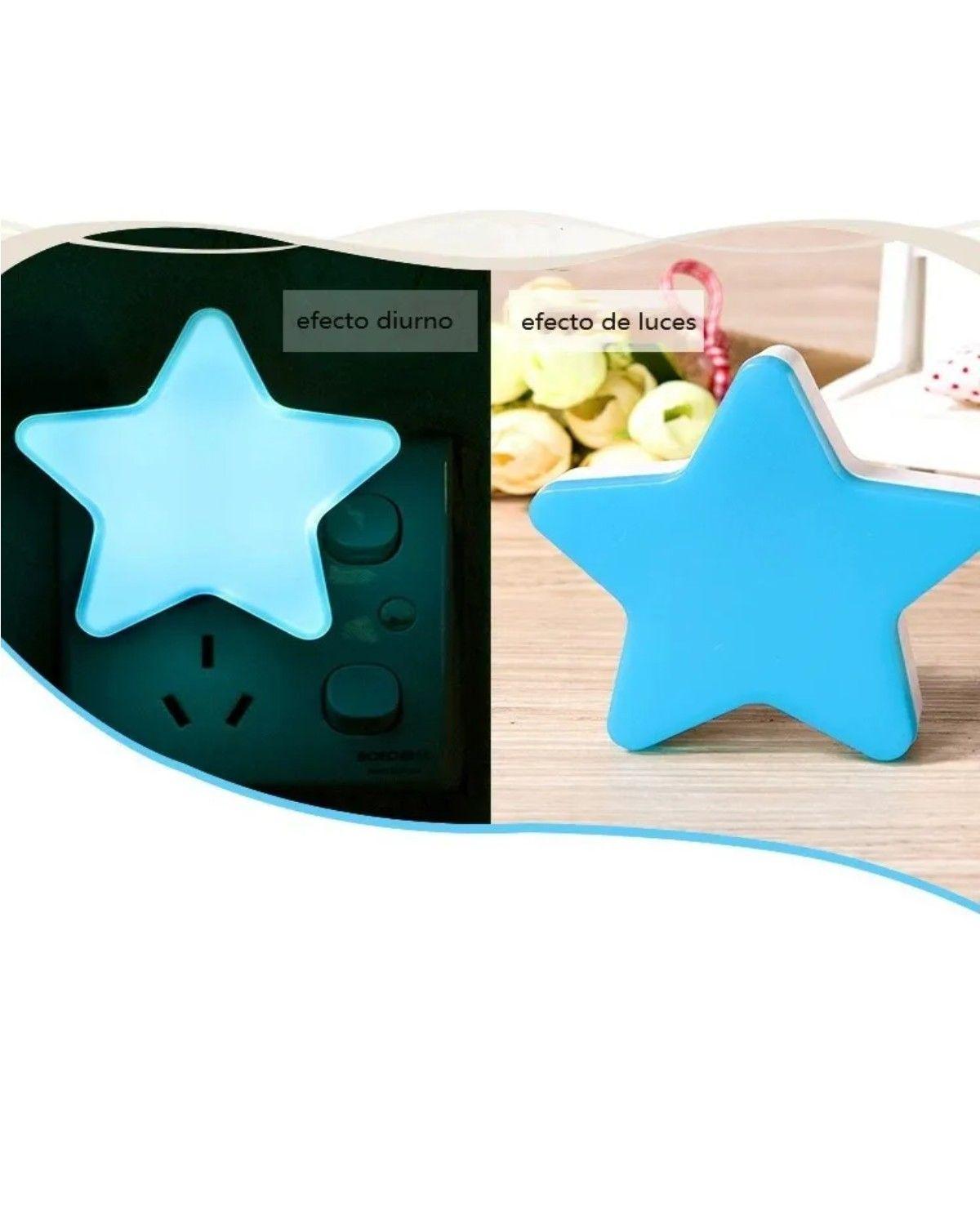 3 Espanta Cuco Luz Led De Noche Con Sensor Forma De Estrella-4