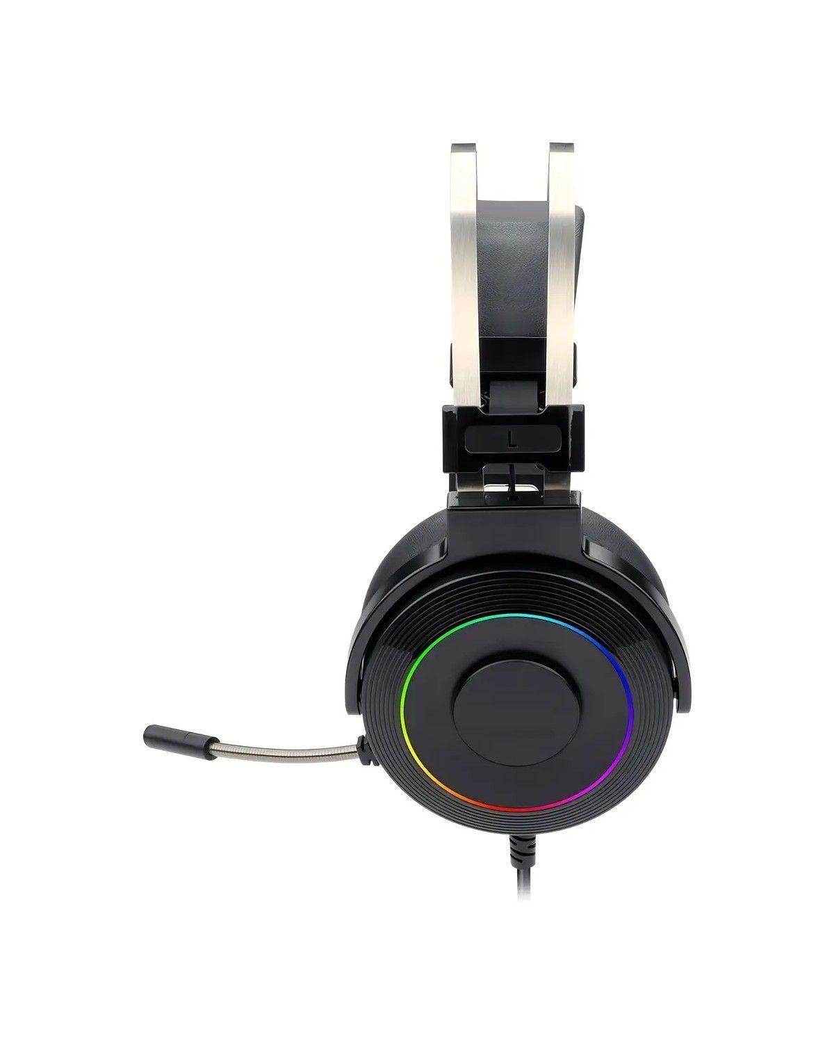Audifonos Gamer Chroma Negro con soporte-2