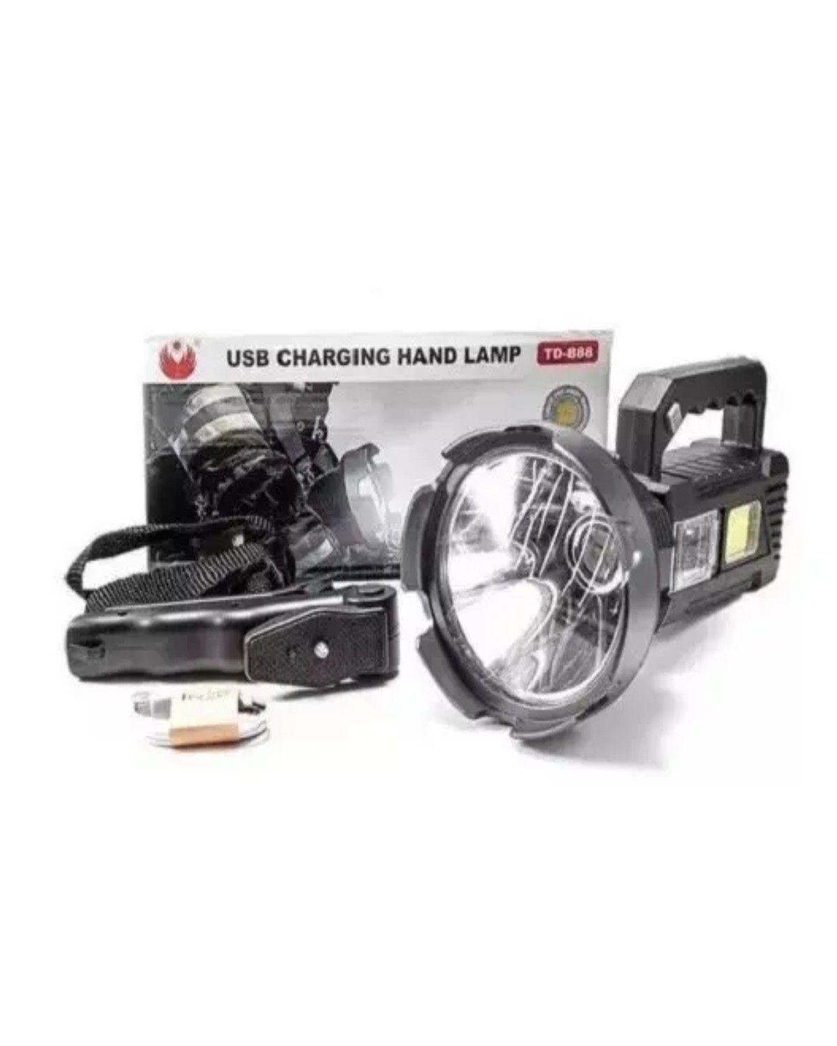 Foco Linterna Led Gigante Alcance 1200 Metros Usb Tripode-3