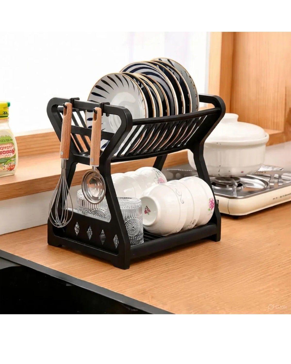 Secador Escurridor De Platos 2 niveles-4