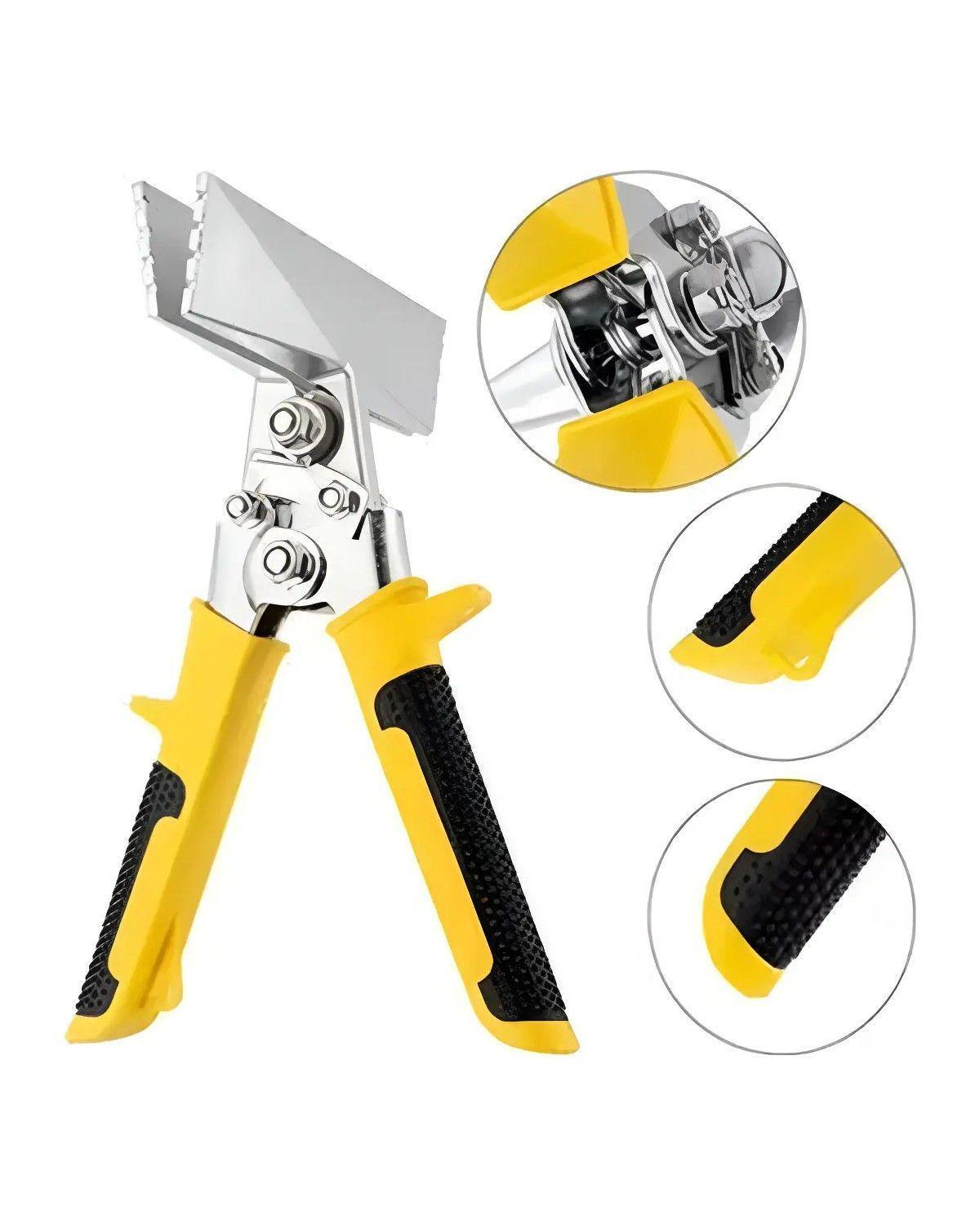 Alicate 15cm Pinza Dobladora Lámina Chapa Metal Metalcon-0