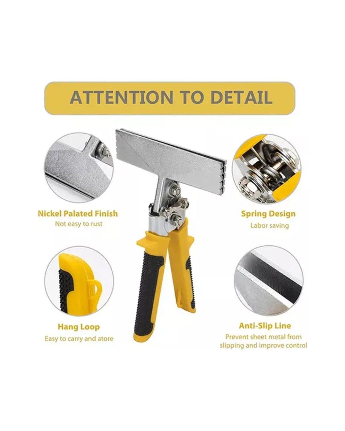 Alicate 15cm Pinza Dobladora Lámina Chapa Metal Metalcon-2