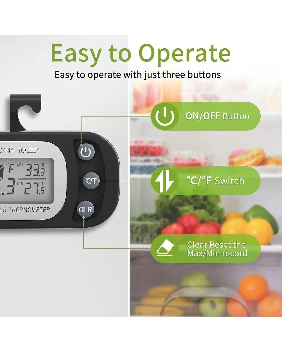 2pcs Termómetro Para Heladera Digitales Para Cocina-4