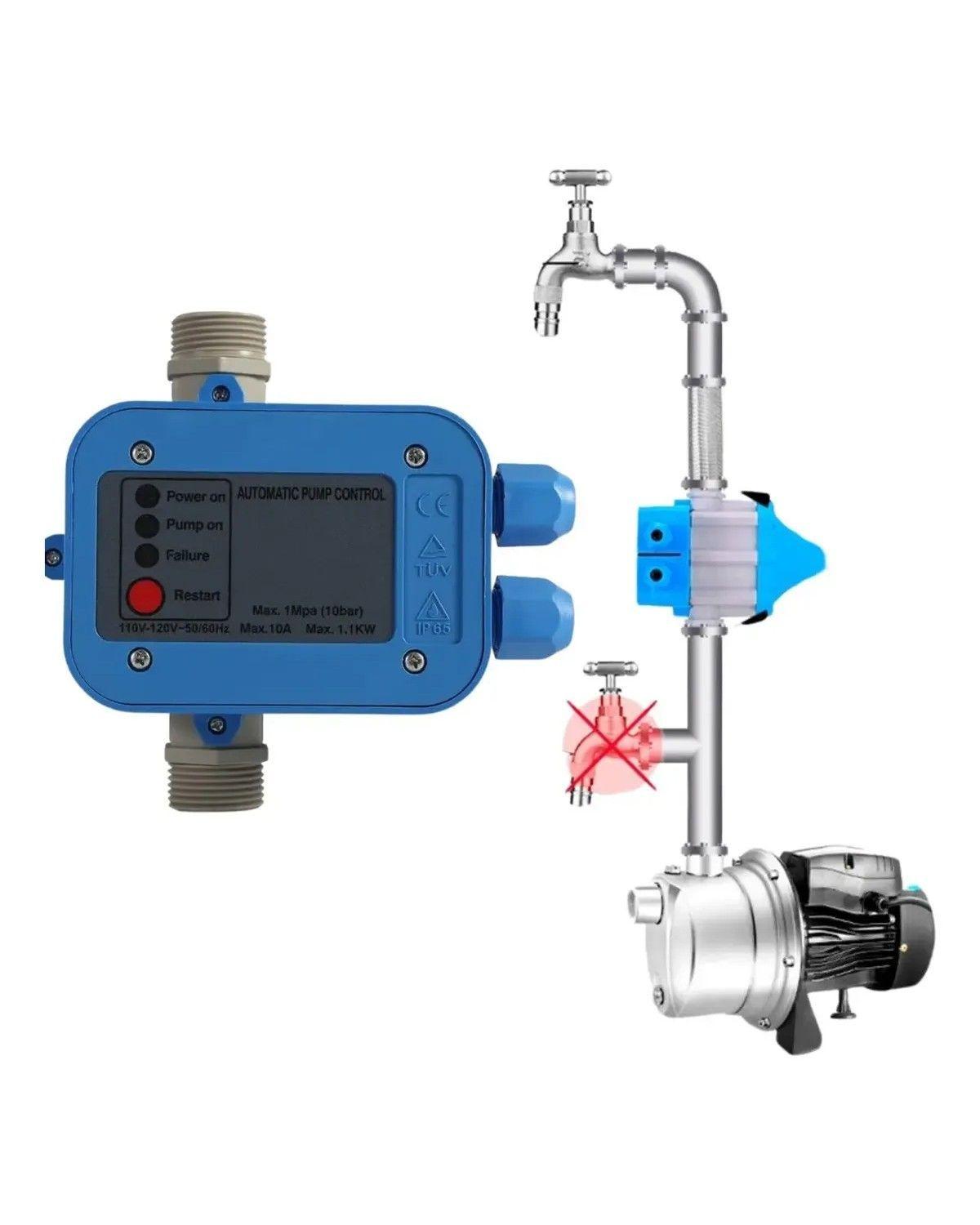 Controlador de Presión para Bomba de Agua Mi Tienda con Válvula Check IP65-2