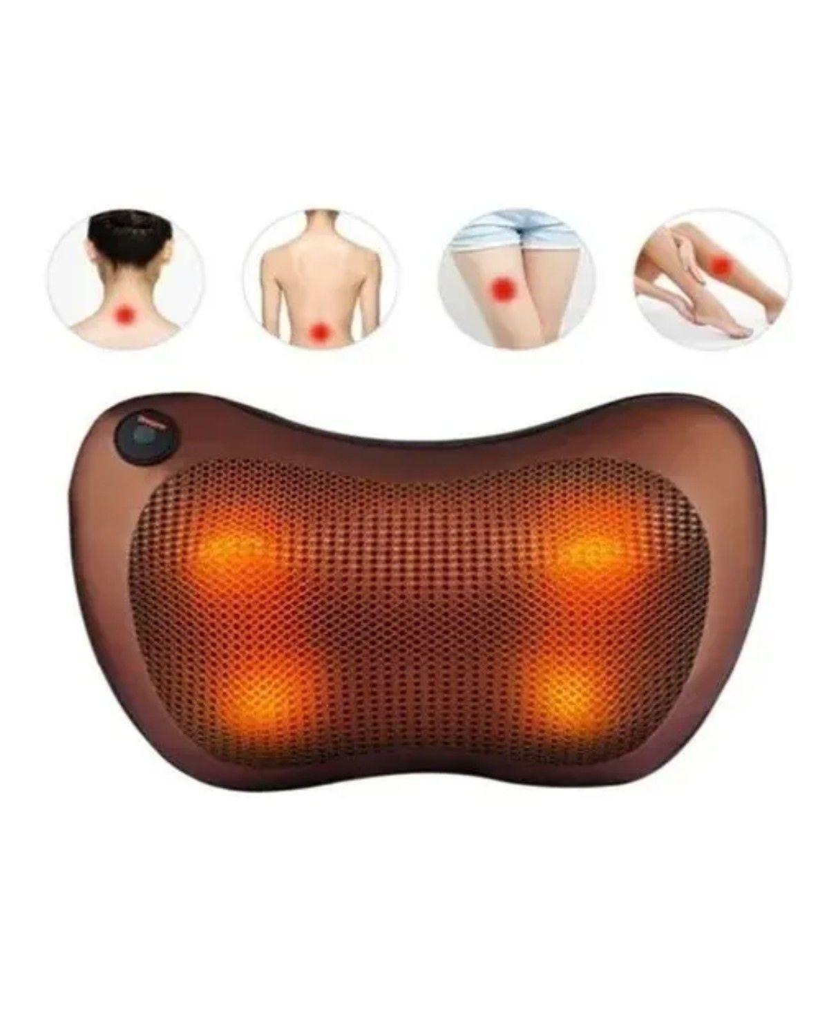 Cojín Masajeador Eléctrico Almohada Cojín Lumbar Cuello -2