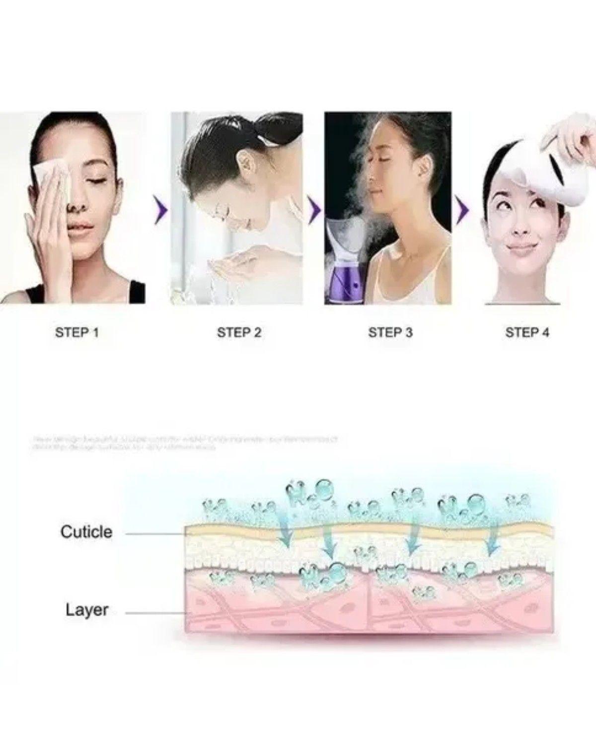 Sauna Facial Profesional Inhalador De Vapor Spa-3