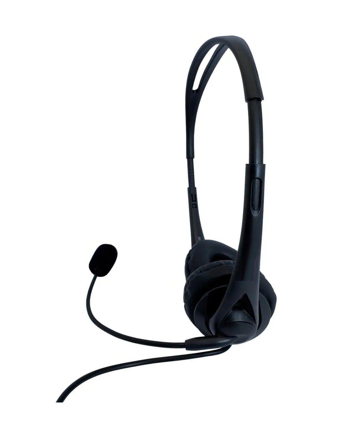 Auriculares Call-center Micrófono 3.5mm Tm100561 Negro-1