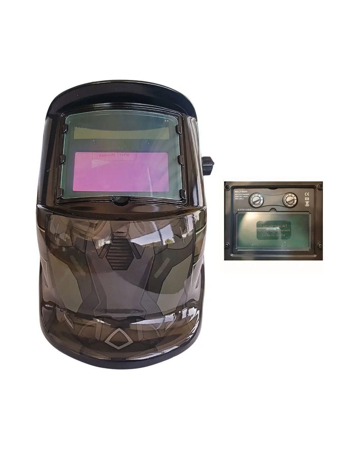 Máscara Para Soldar Fotosensible Profesional Rblye95h Negro-2