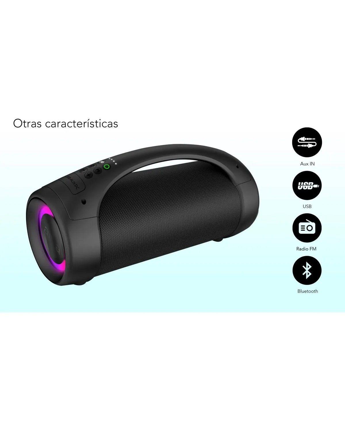 Parlante Portátil Bluetooth Tws Usb Boombox-2