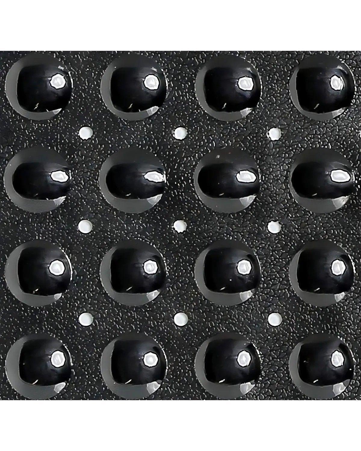 Goma Antideslizante Tina Ducha Bañera Cepillo 39×100cm Color Negro-3