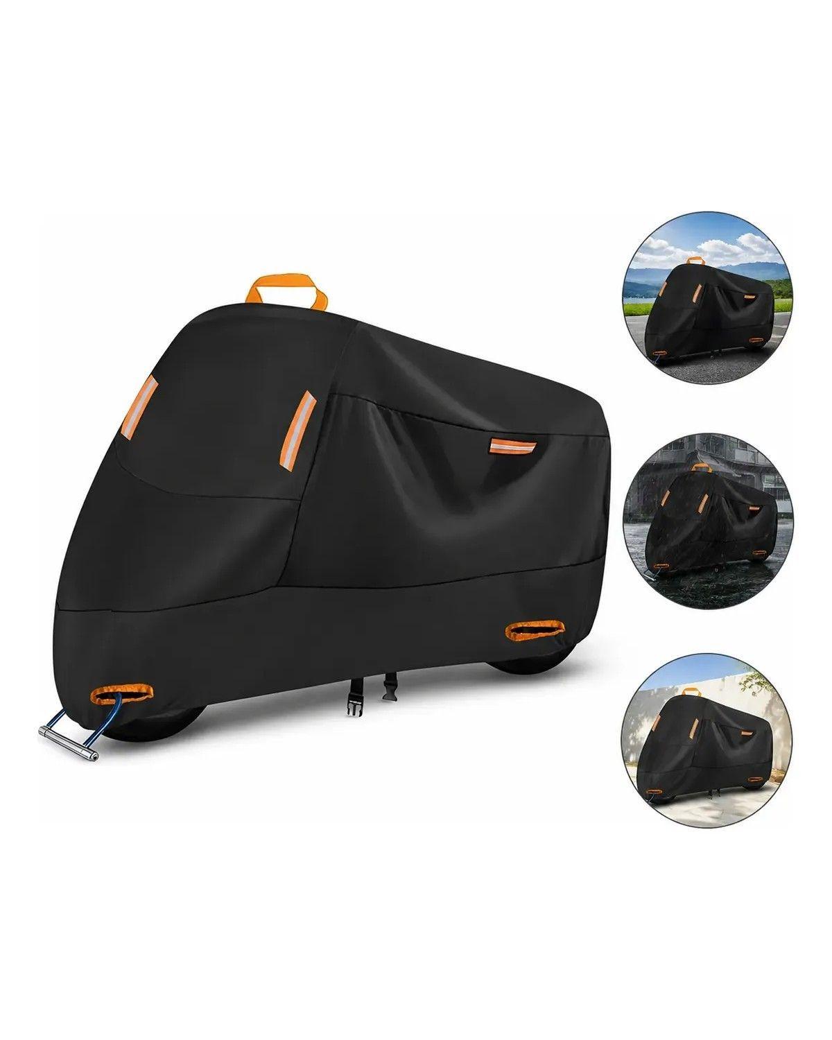 Funda De Motocicleta Impermeable Resistente Al Polvo Y Uv-2