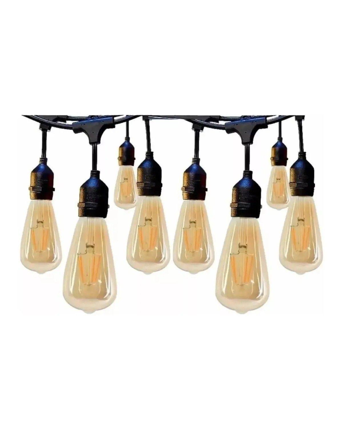 Pack X10 Ampolletas Filamento Led 8w Retro Vintage-2