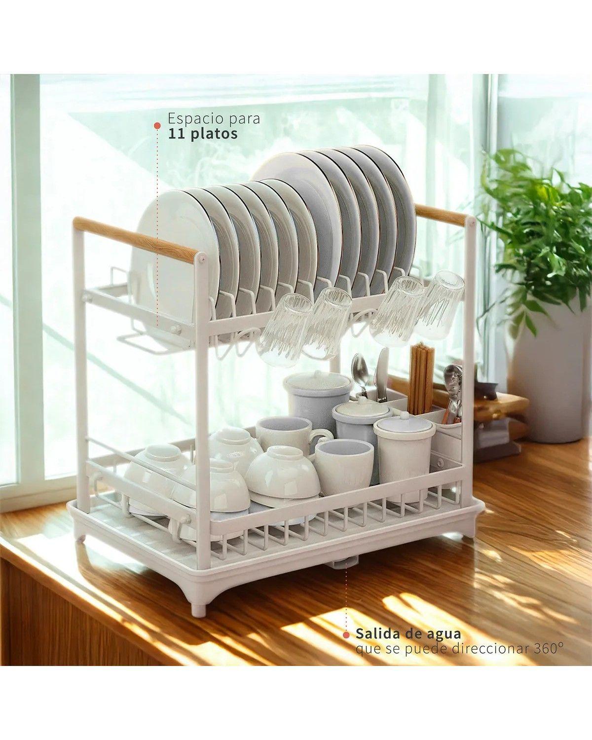 Secaplatos Escurridor de acero-1