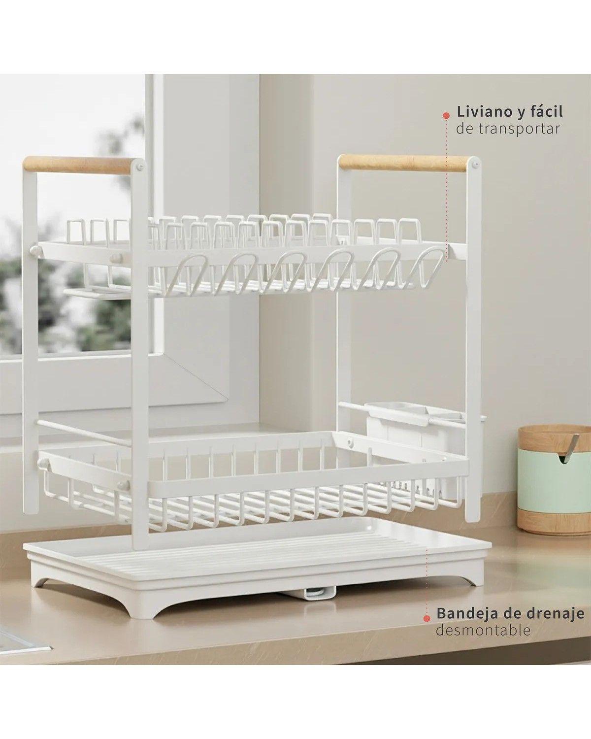 Secaplatos Escurridor de acero-3