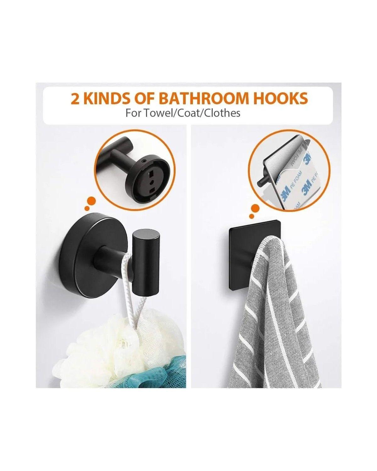 Juego De Accesorios De Baño Toalleros-4