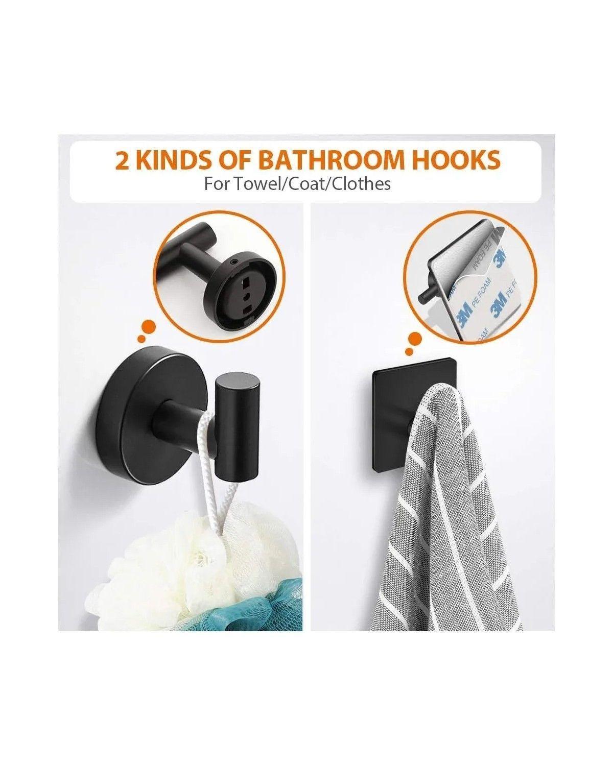 Juego De Accesorios De Baño Toalleros-4