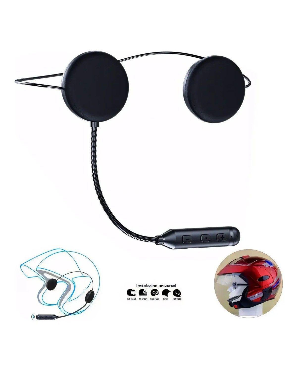 Auriculares Inalámbricos Bluetooth Para Casco De Motocicleta-0