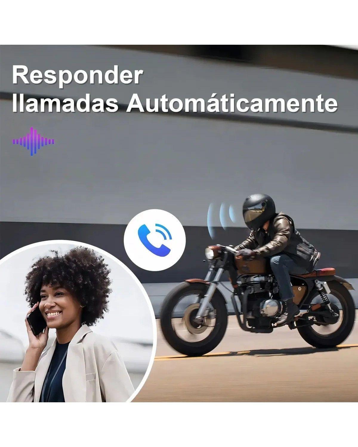 Auriculares Inalámbricos Bluetooth Para Casco De Motocicleta-1