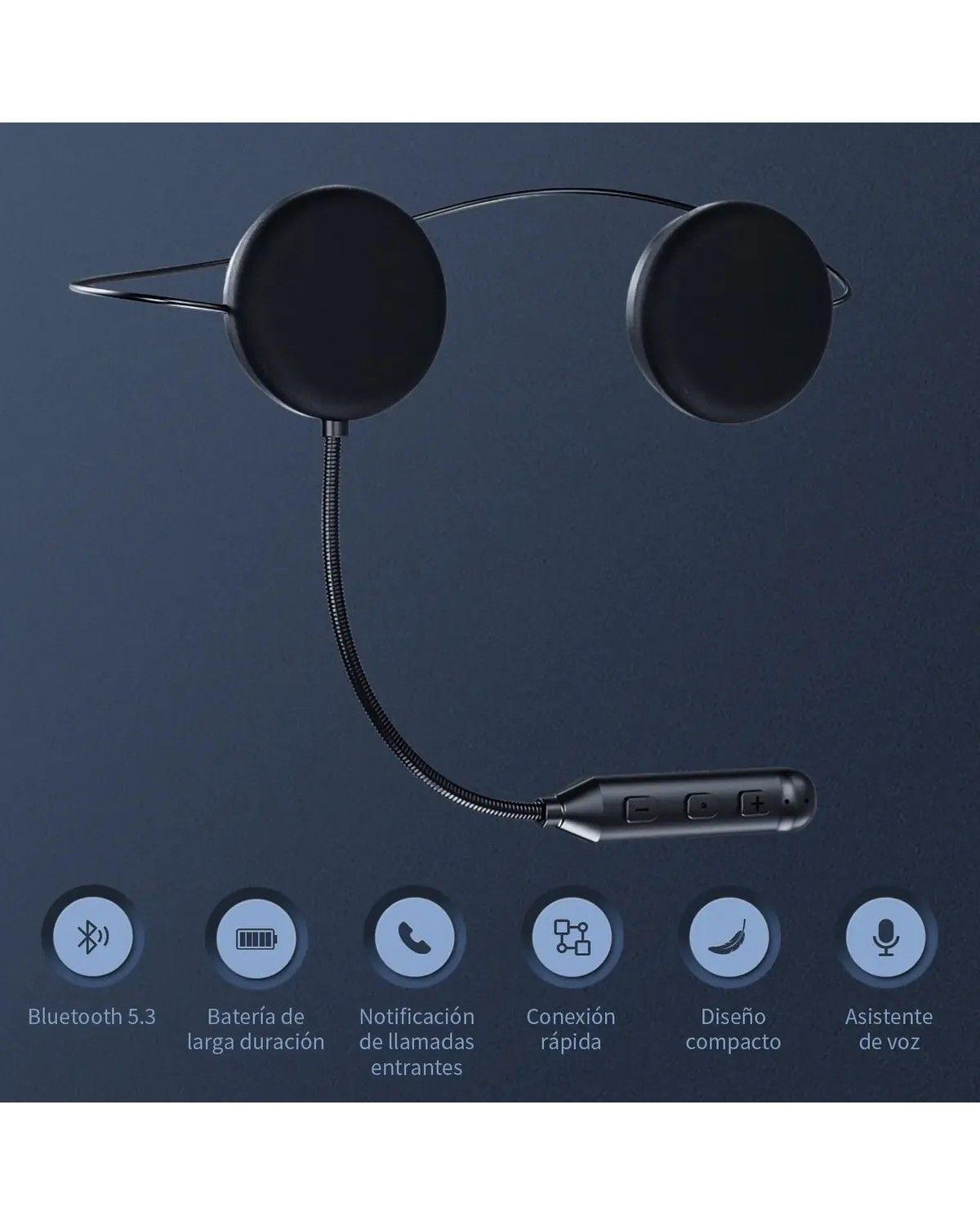 Auriculares Inalámbricos Bluetooth Para Casco De Motocicleta-3