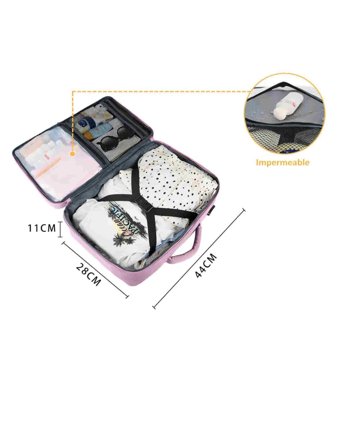 Mochila Violeta Viaje Mujer Impermeable Laptop 15.6" USB-1