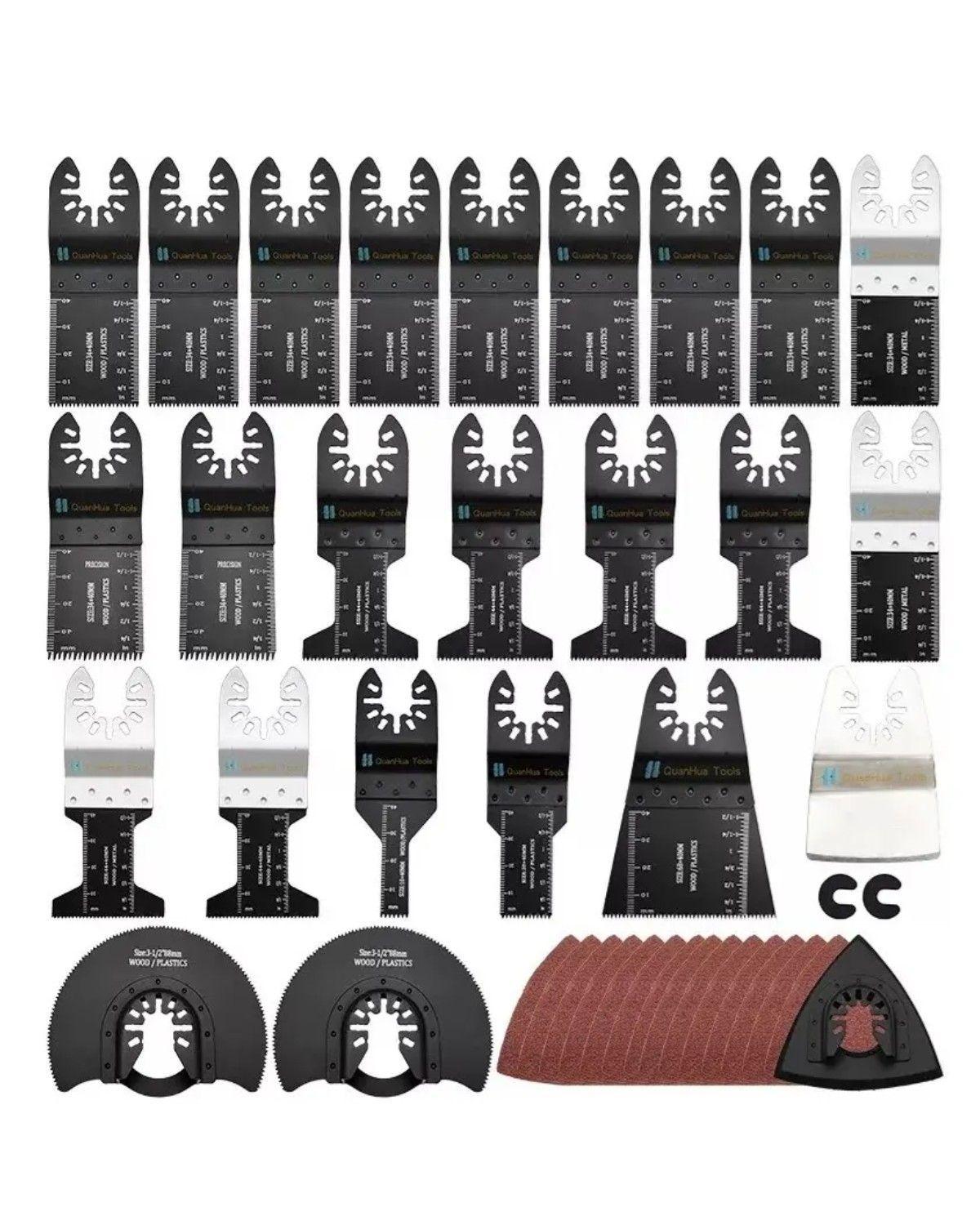 Kit Juego De Hojas Multifuncional Oscilante 41 Piezas-0